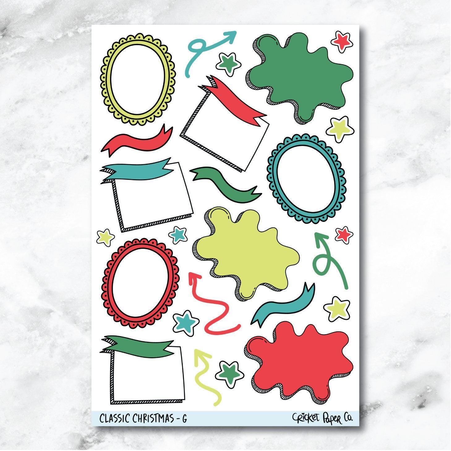 Journaling Kit 3 | Journaling Variety Stickers & Doodles