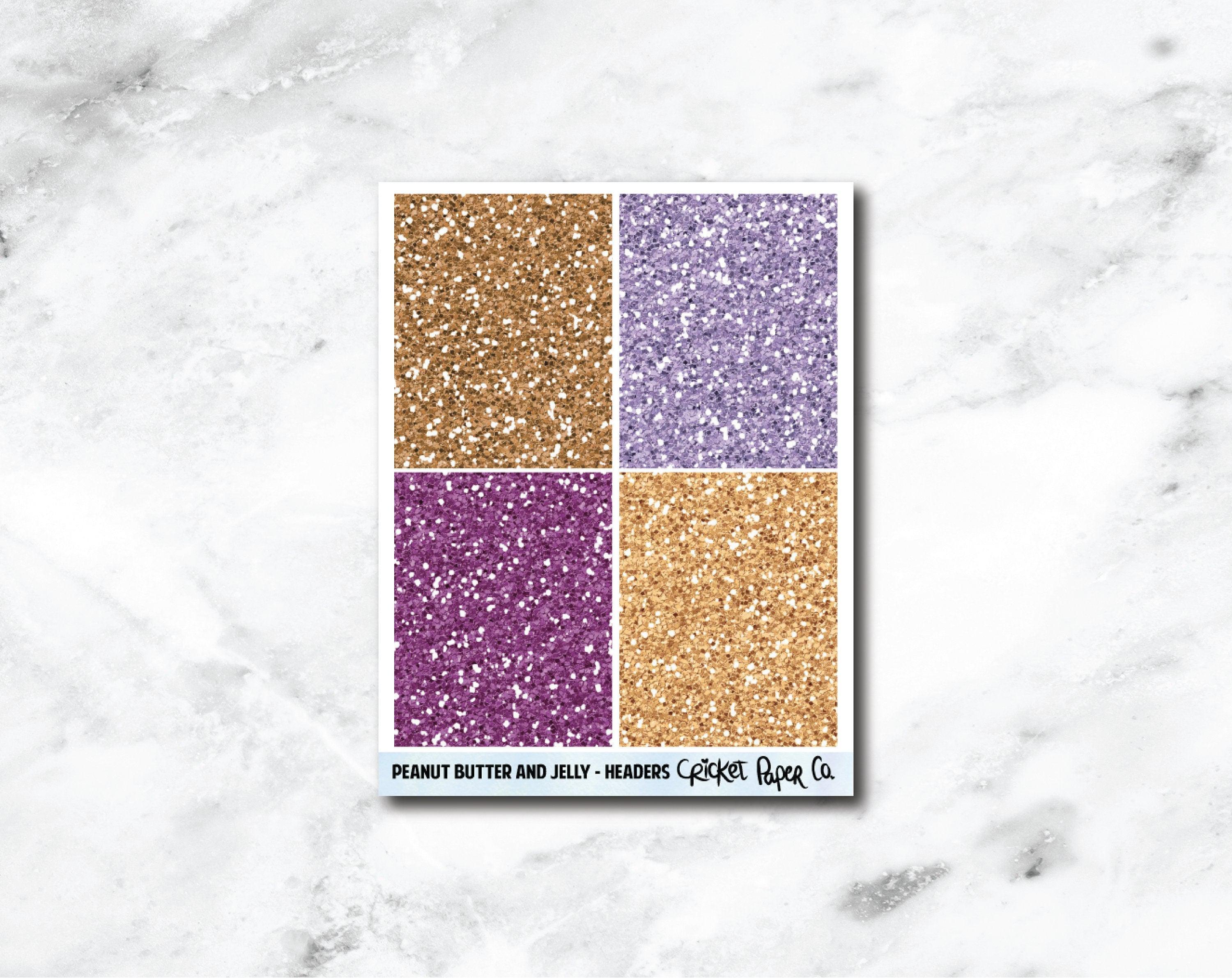 VERTICAL Planner Stickers Mini Kit - Peanut Butter and Jelly