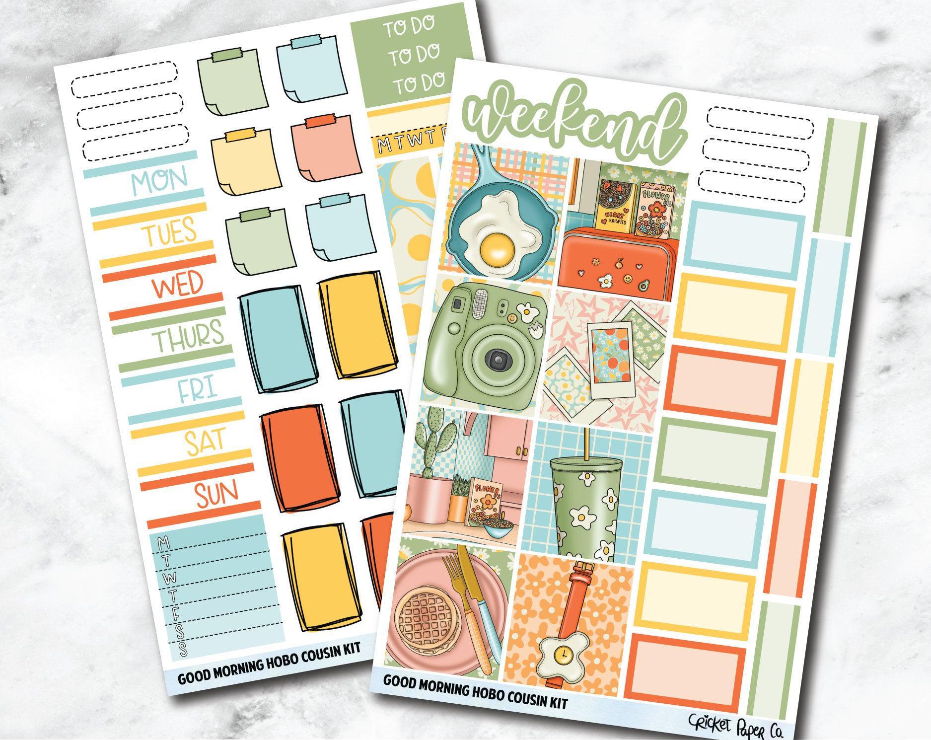 Printable Hobonichi Cousin Weekly Planner Stickers - Create