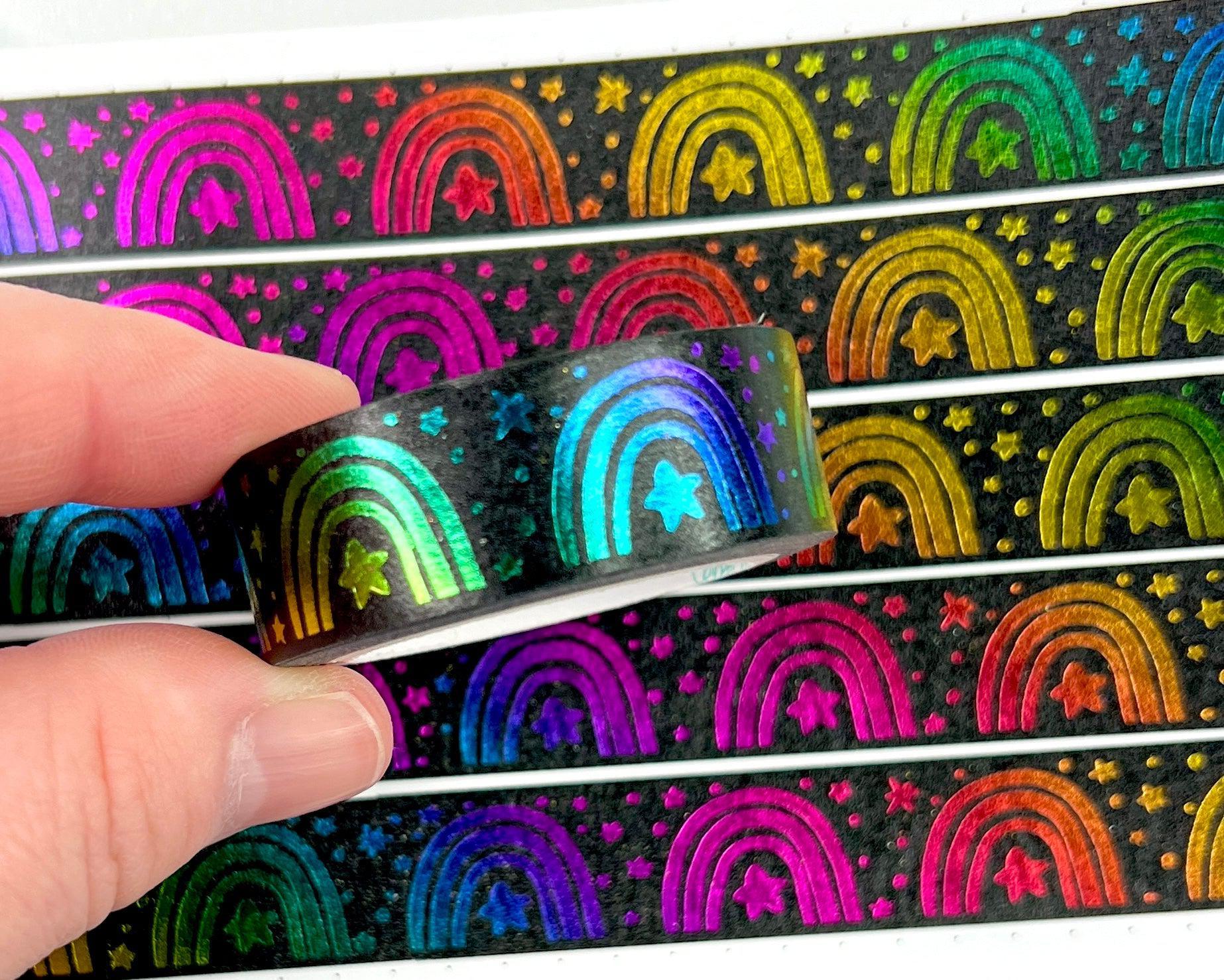 Rainbow Sparkle Washi Tape