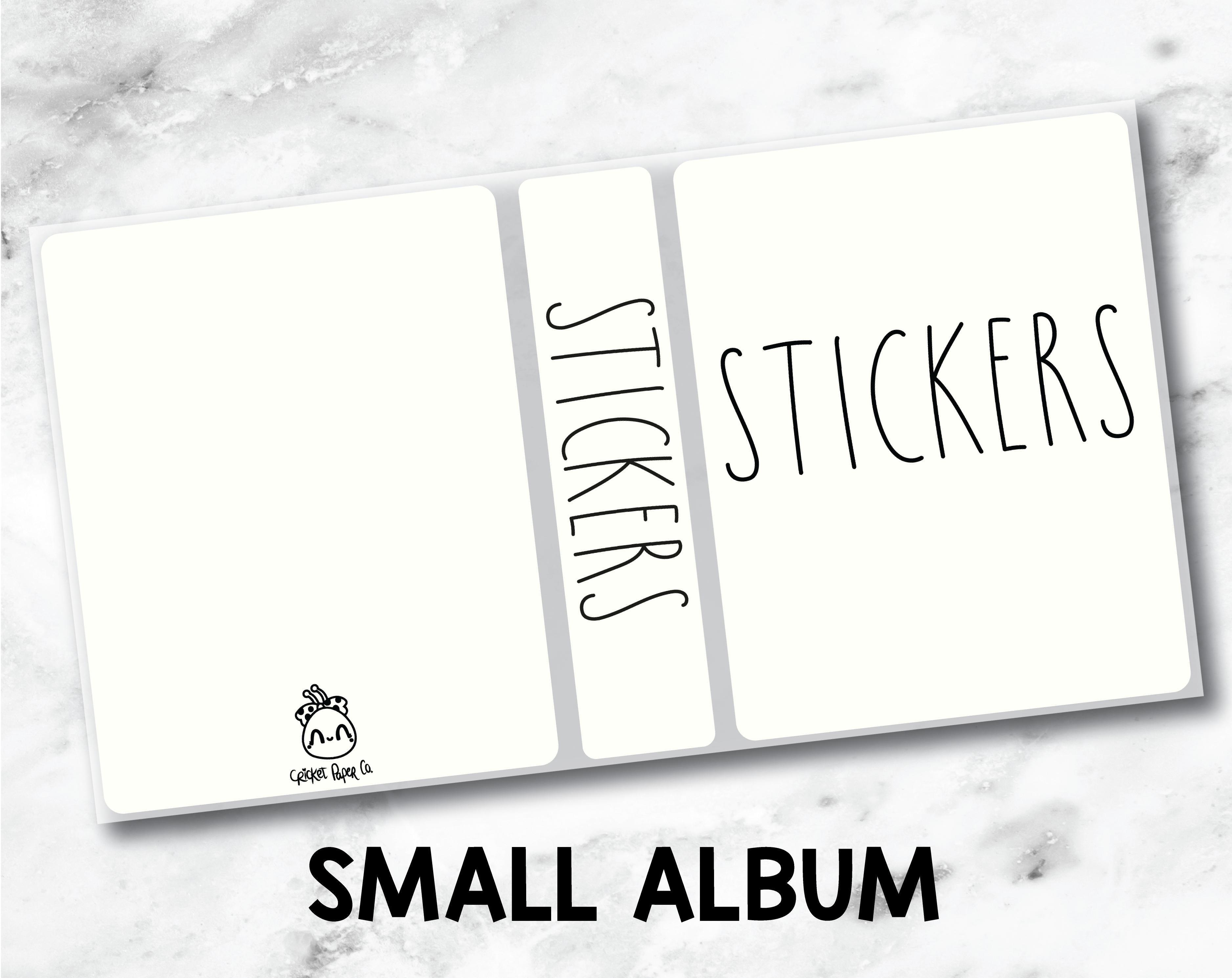 Small Sticker Storage Album - Stickers – Cricket Paper Co.