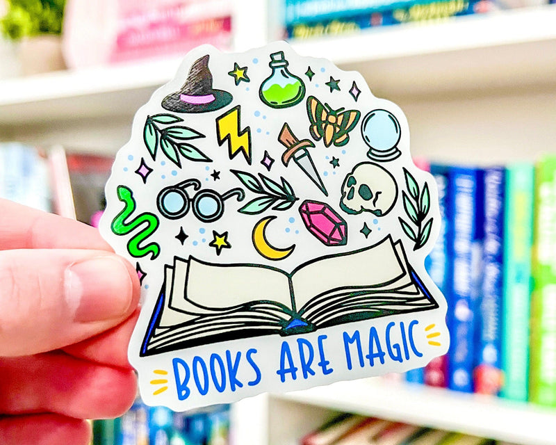 Magical Book Stickers and Decal Sheets