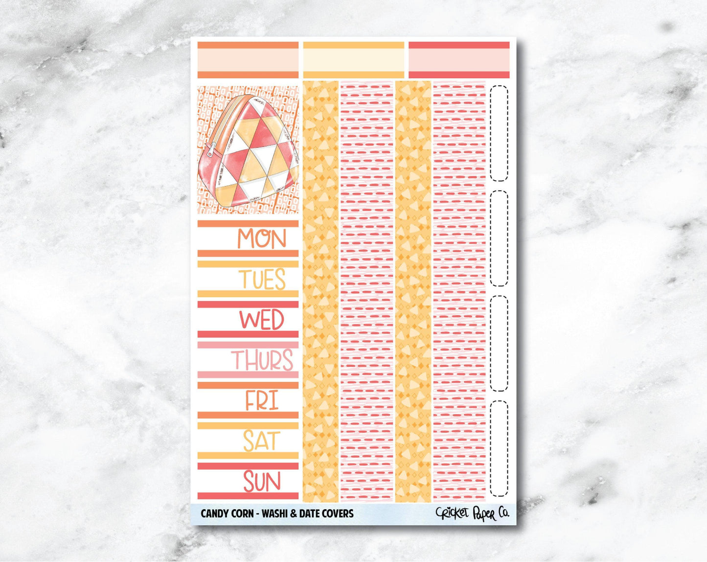 FULL KIT Planner Stickers - Candy Corn-Cricket Paper Co.