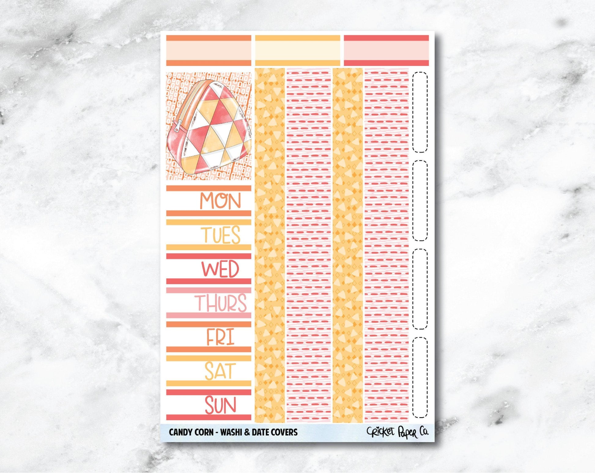 FULL KIT Planner Stickers - Candy Corn-Cricket Paper Co.