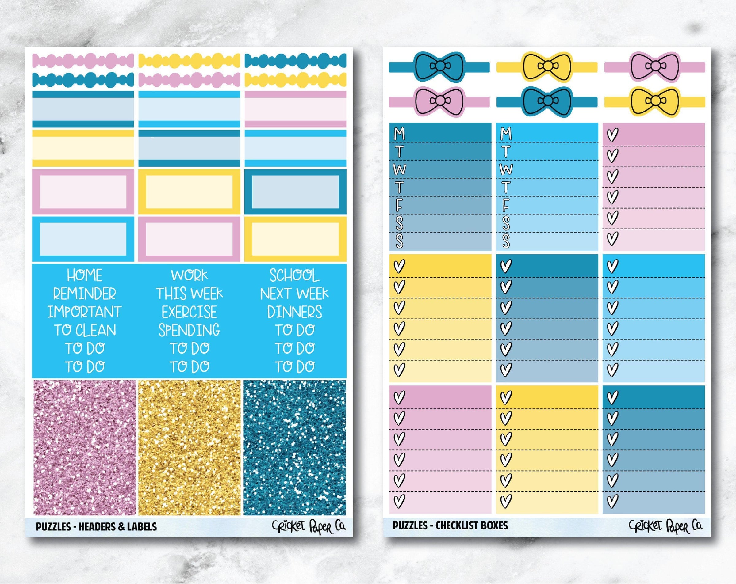 FULL KIT Planner Stickers - Stars Align – Cricket Paper Co.