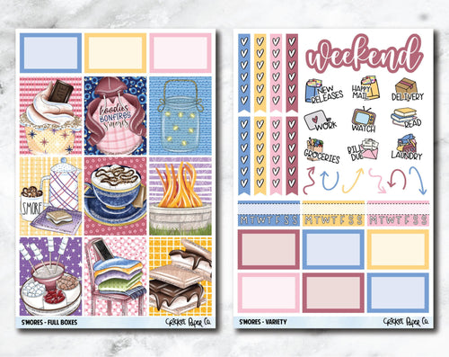 VERTICAL Planner Stickers Mini Kit - Palm Pages – Cricket Paper Co.