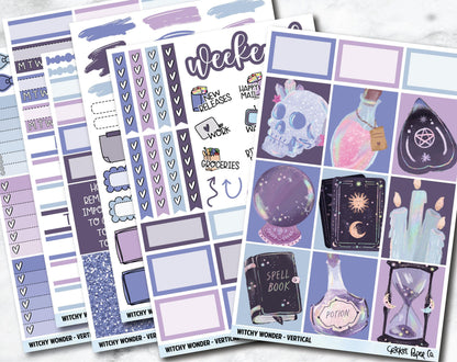 FULL KIT Planner Stickers - Witchy Wonder-Cricket Paper Co.