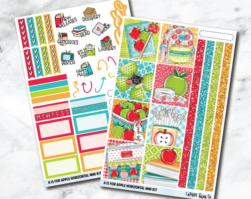 VERTICAL Planner Stickers Mini Kit - Palm Pages – Cricket Paper Co.