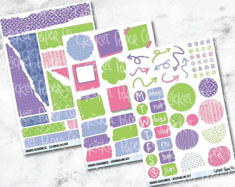 Journaling Kit 3 | Journaling Variety Stickers & Doodles