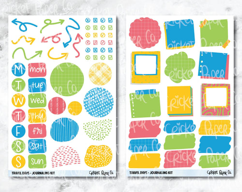 JOURNALING KIT Stickers for Planners, Journals and Notebooks - Cruise –  Cricket Paper Co.