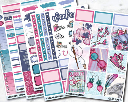 LOVEGOOD Planner Stickers - Full Kit-Cricket Paper Co.