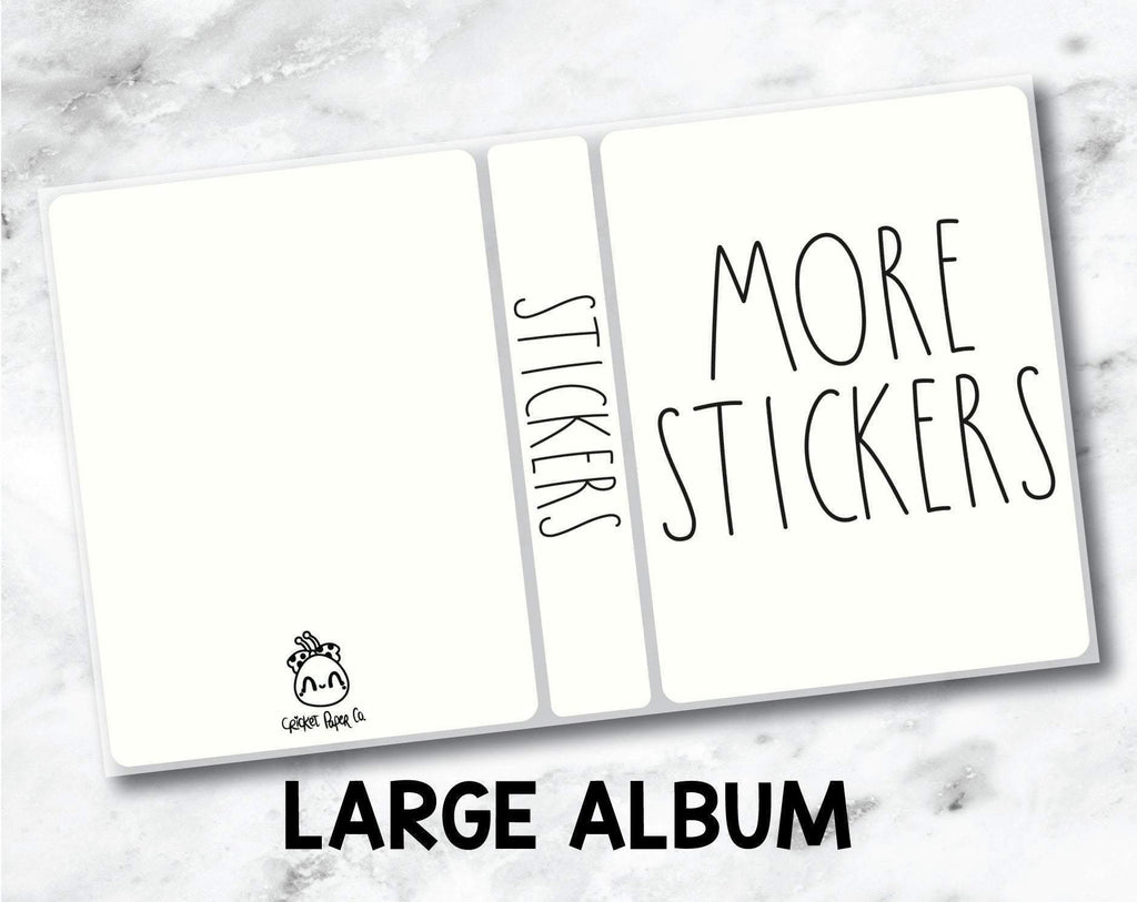 Small Sticker Storage Album - Stickers