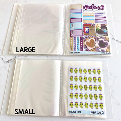 Large Sticker Storage Album - Pink Lemonade-Cricket Paper Co.