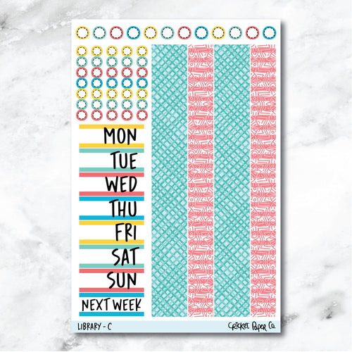 Cow Print Full Box Journaling and Planner Stickers - B – Cricket