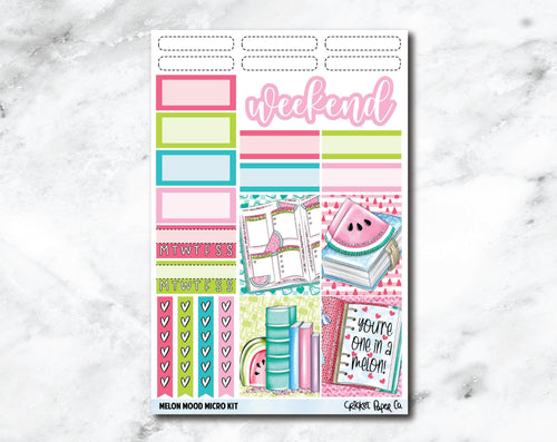 VERTICAL Planner Stickers Mini Kit - Palm Pages – Cricket Paper Co.