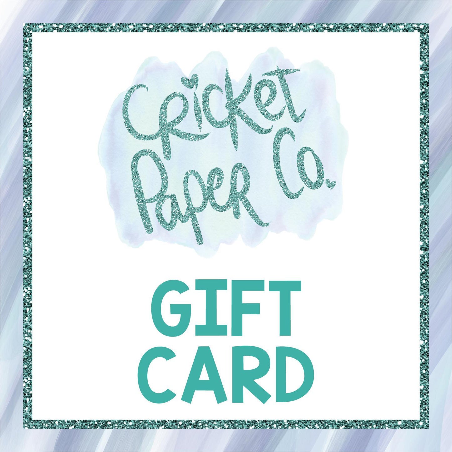Online Gift Card-Cricket Paper Co.