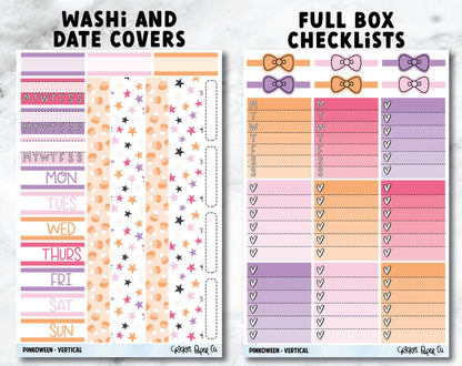 PINKOWEEN Planner Stickers - Full Kit-Cricket Paper Co.