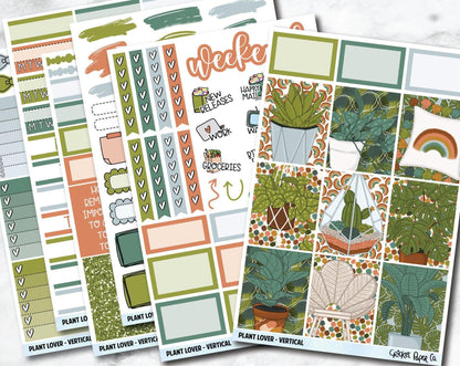 PLANT LOVER Planner Stickers - Full Kit-Cricket Paper Co.