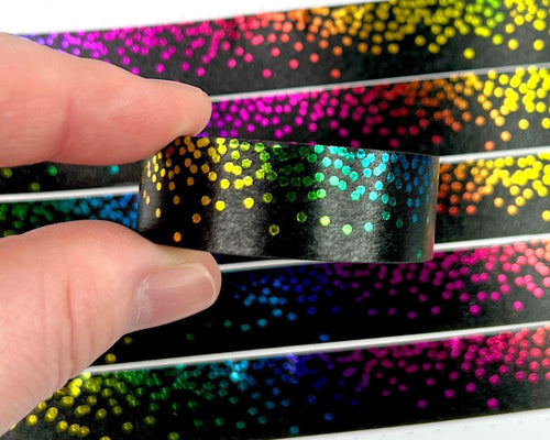 Holographic Foiled Star Burst Washi Tape - Bright Basics – Cricket Paper Co.