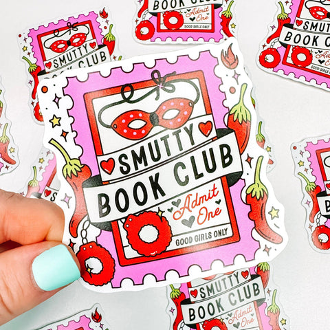 90s Book Club Sticker - Fleurty Girl