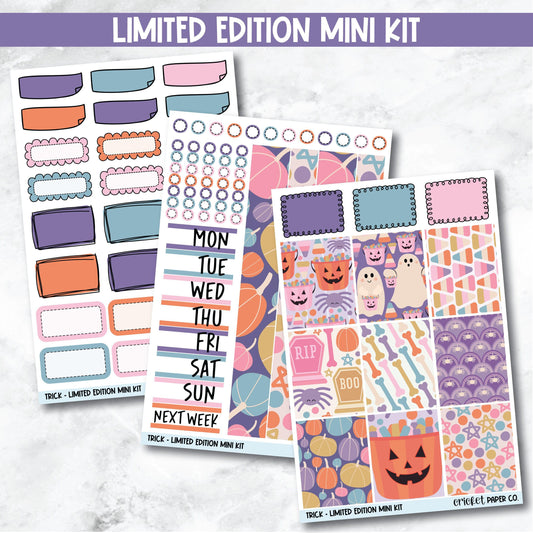 Planner Stickers Limited Edition Mini Kit  - Trick