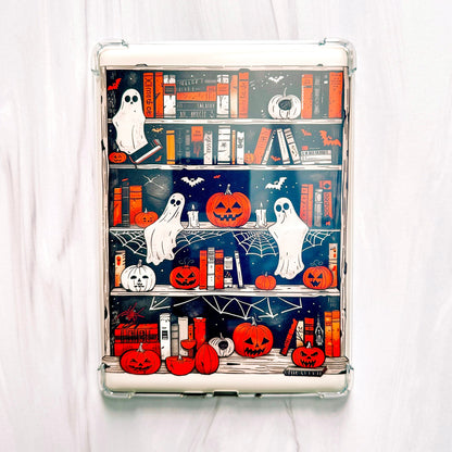 Vinyl Insert for Kindle Paperwhite Case - Vintage Ghost Bookcase