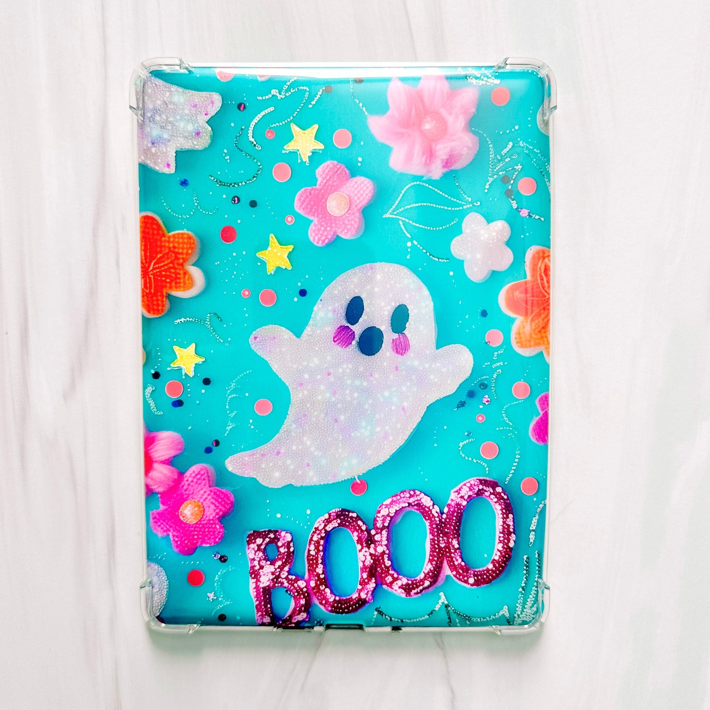 Vinyl Insert for Kindle Paperwhite Case - Boo Sequins