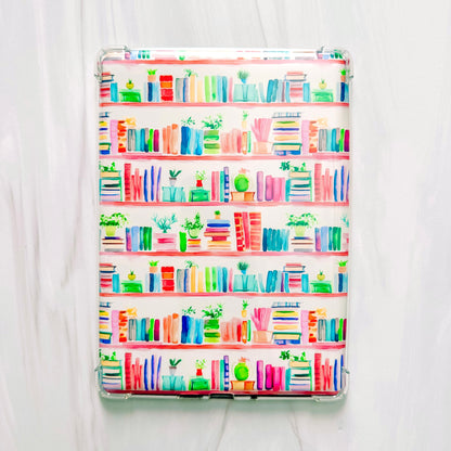 Vinyl Insert for Kindle Paperwhite Case - Watercolor Bookshelves