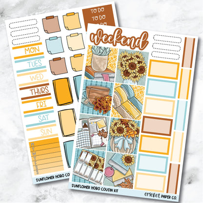 Sunflower HOBONICHI COUSIN Planner Stickers Mini Kit