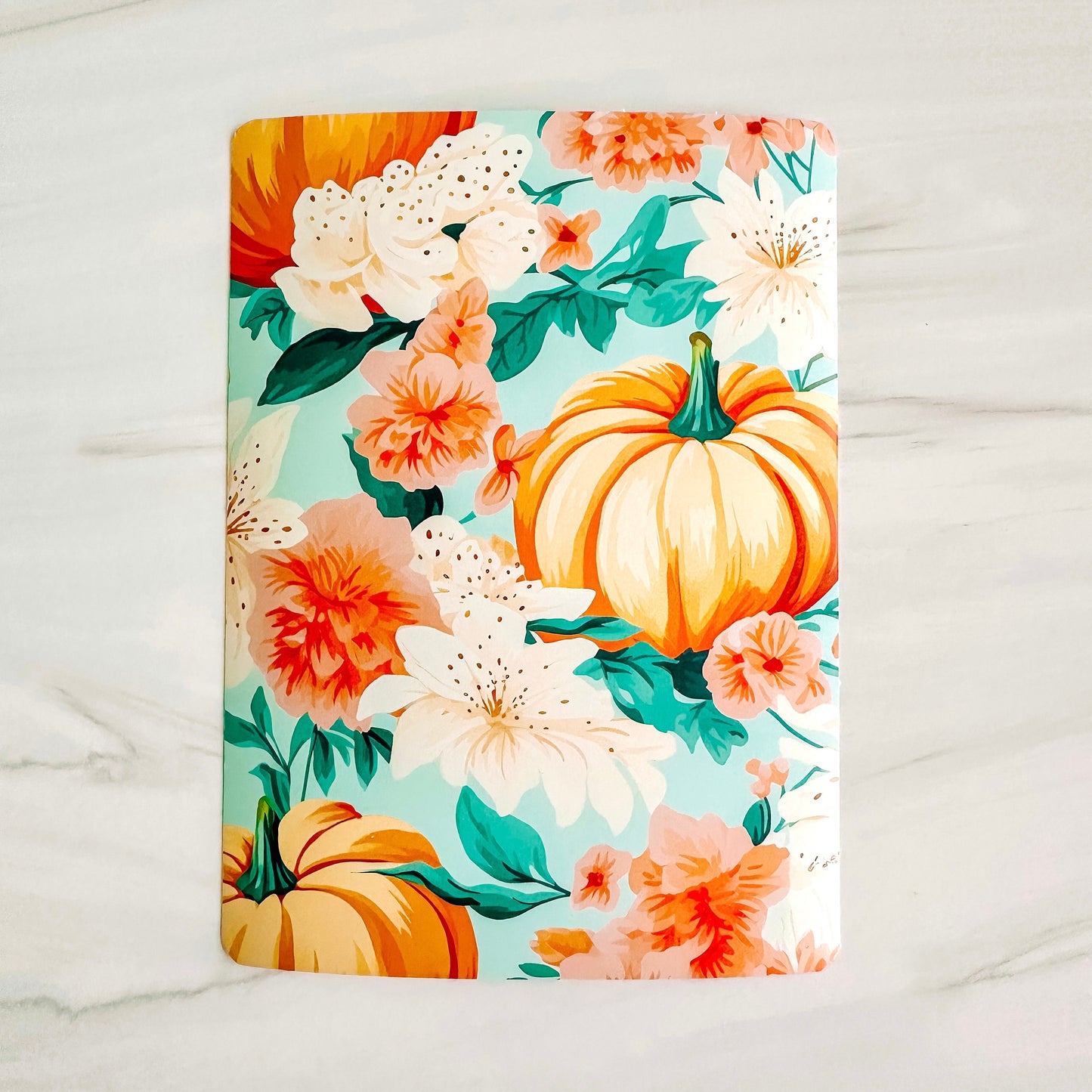 Vinyl Insert for Kindle Paperwhite Case - Pumpkin Floral