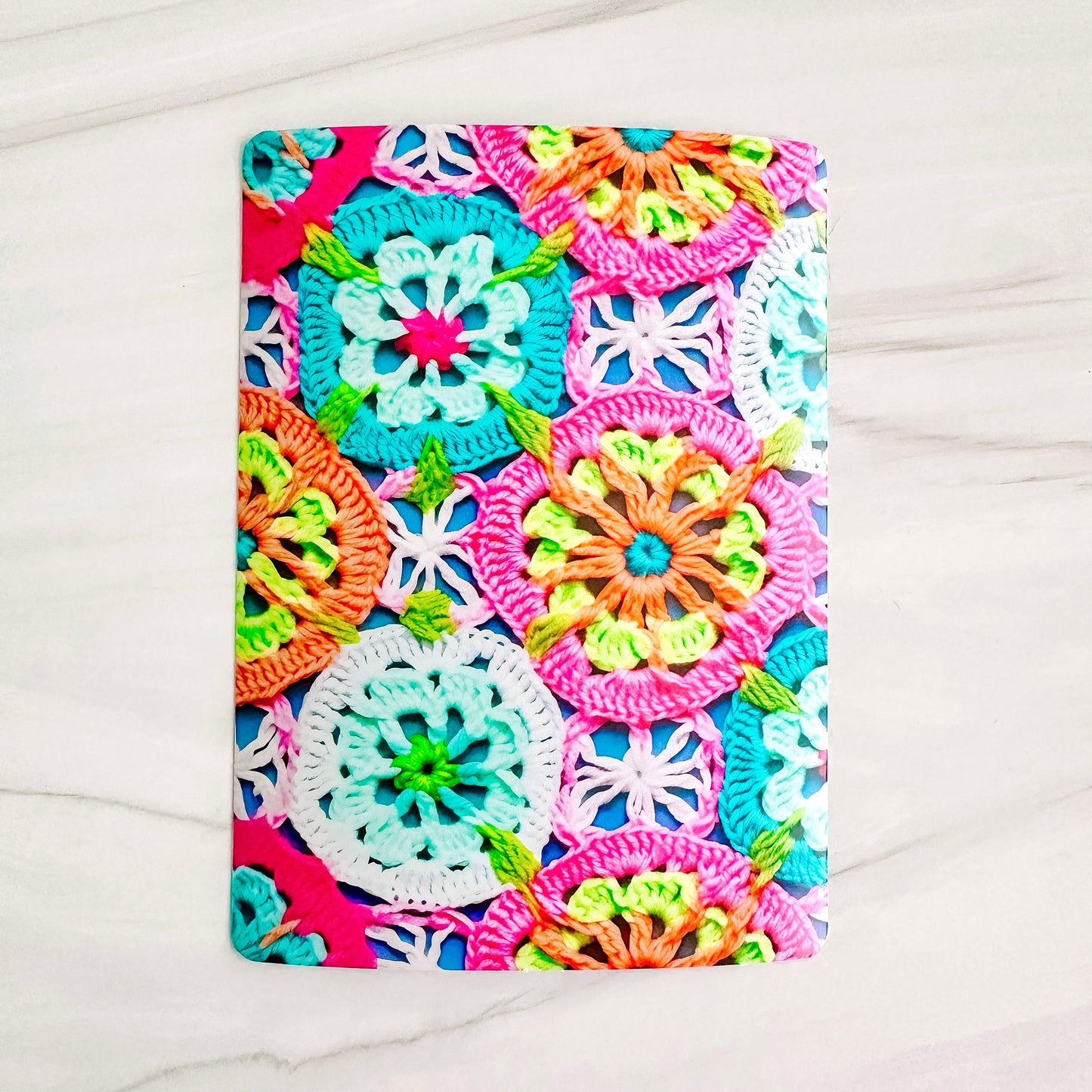 Vinyl Insert for Kindle Paperwhite Case - Colorful Crochet