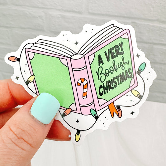 A Very Bookish Christmas - Bookish Vinyl Sticker