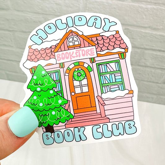 Holiday Book Club - Bookish Vinyl Sticker