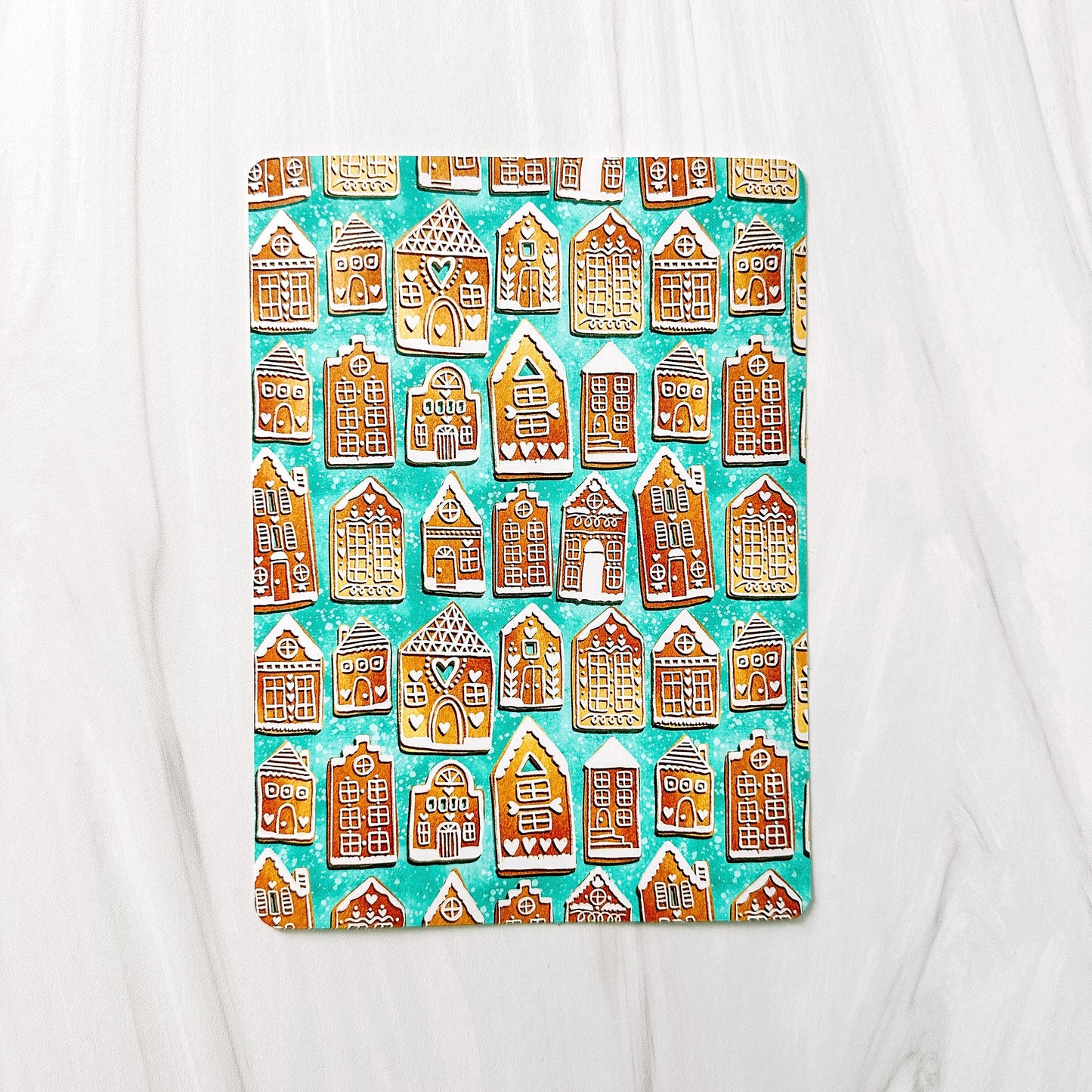 Vinyl Insert for Kindle Paperwhite Case - Gingerbread Houses