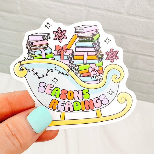 Season's Readings - Bookish Vinyl Sticker