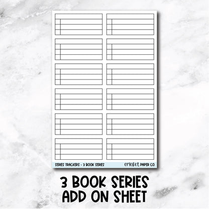 Book Series Tracker Book Journal Stickers