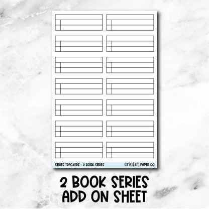 Book Series Tracker Book Journal Stickers