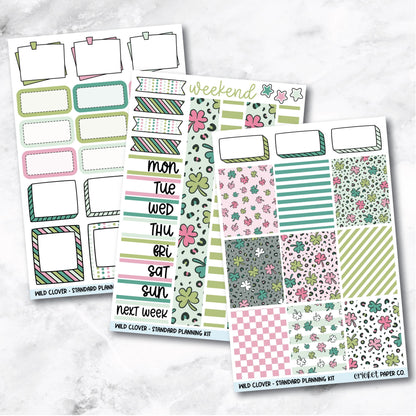 Planner Stickers Standard Mini Kit - Wild Clover