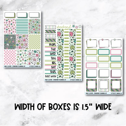 Planner Stickers Standard Mini Kit - Wild Clover