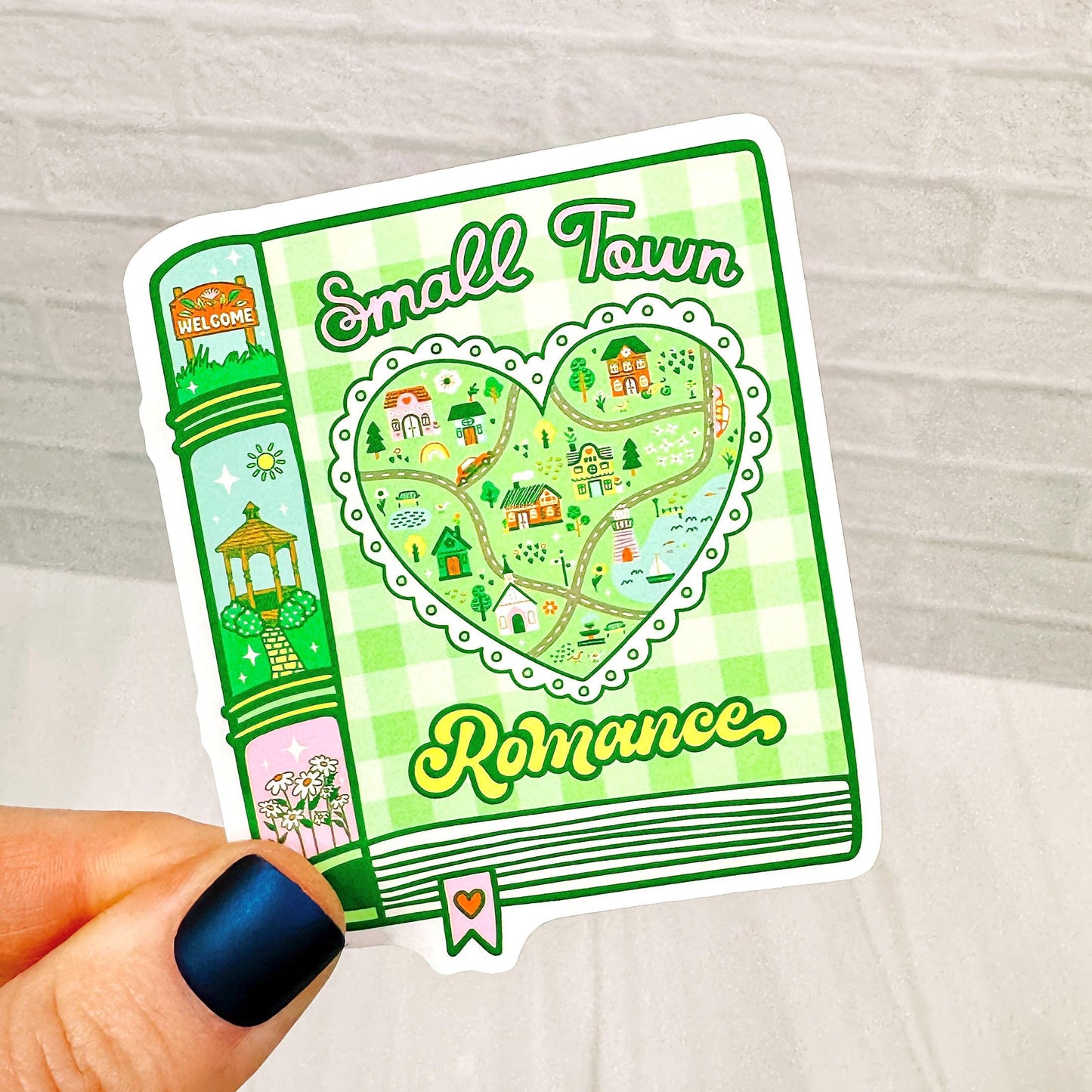 Small Town Romance - Bookish Vinyl Sticker DC21