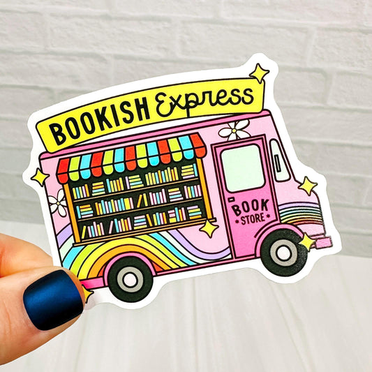 Bookish Express Truck - Bookish Vinyl Sticker DC13