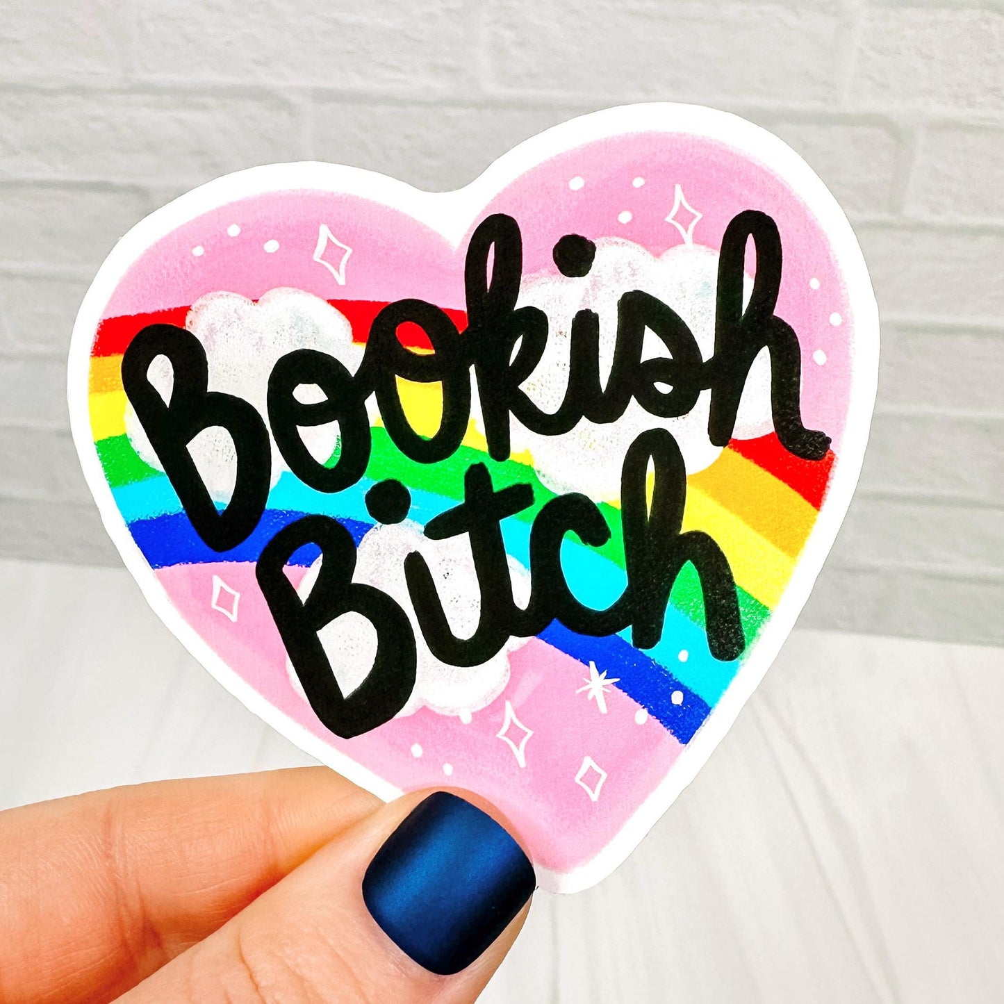 Bookish B - Bookish Vinyl Sticker DC20